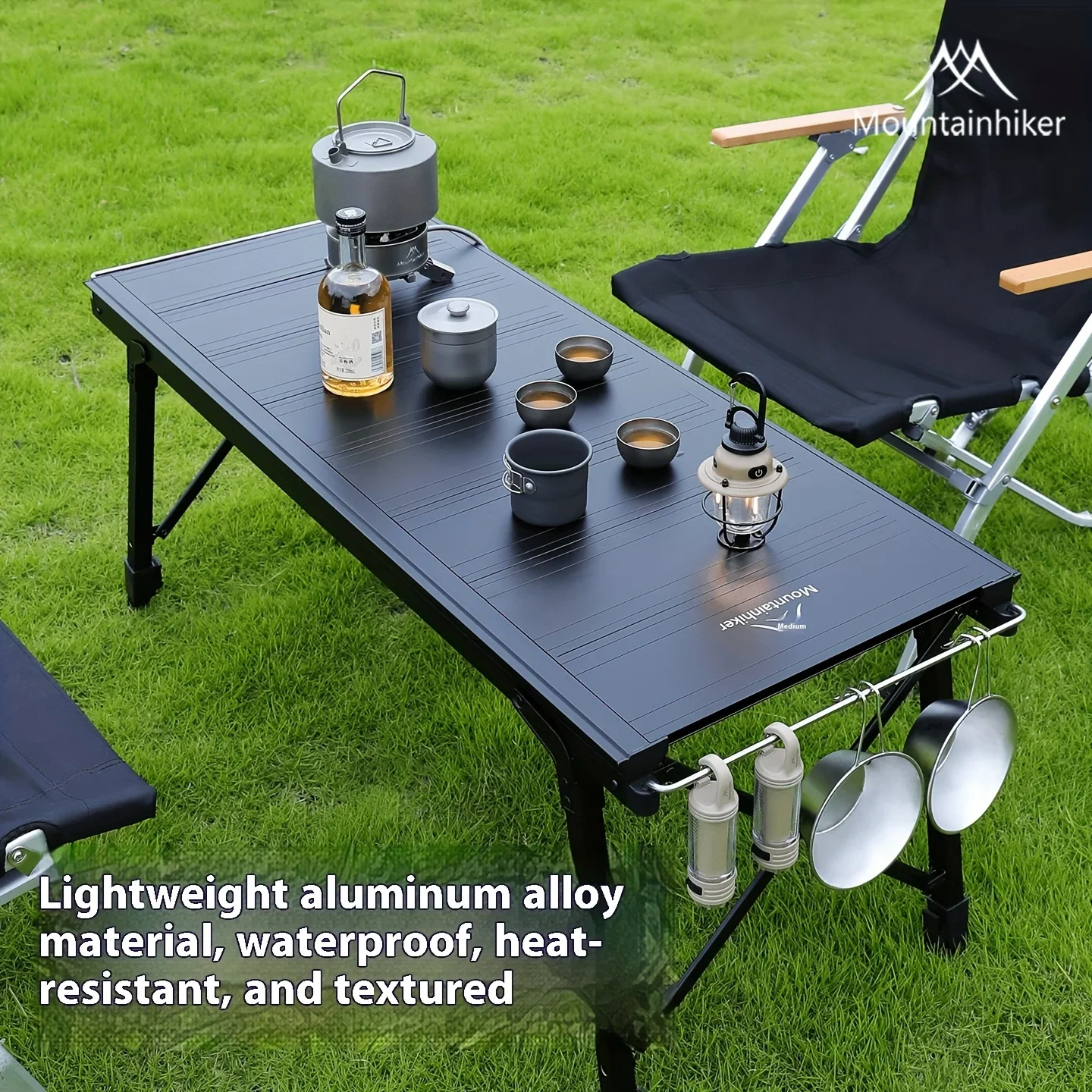 Outdoor Camping Cooking Table - Mountainhiker Folding Camping Lift Table Portable