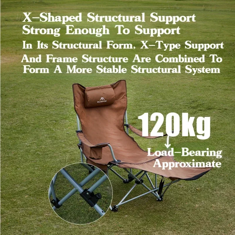 MOUNTAINHIKER 600D Oxford Clot - Outdoor Chair Camping ulasan dan harga