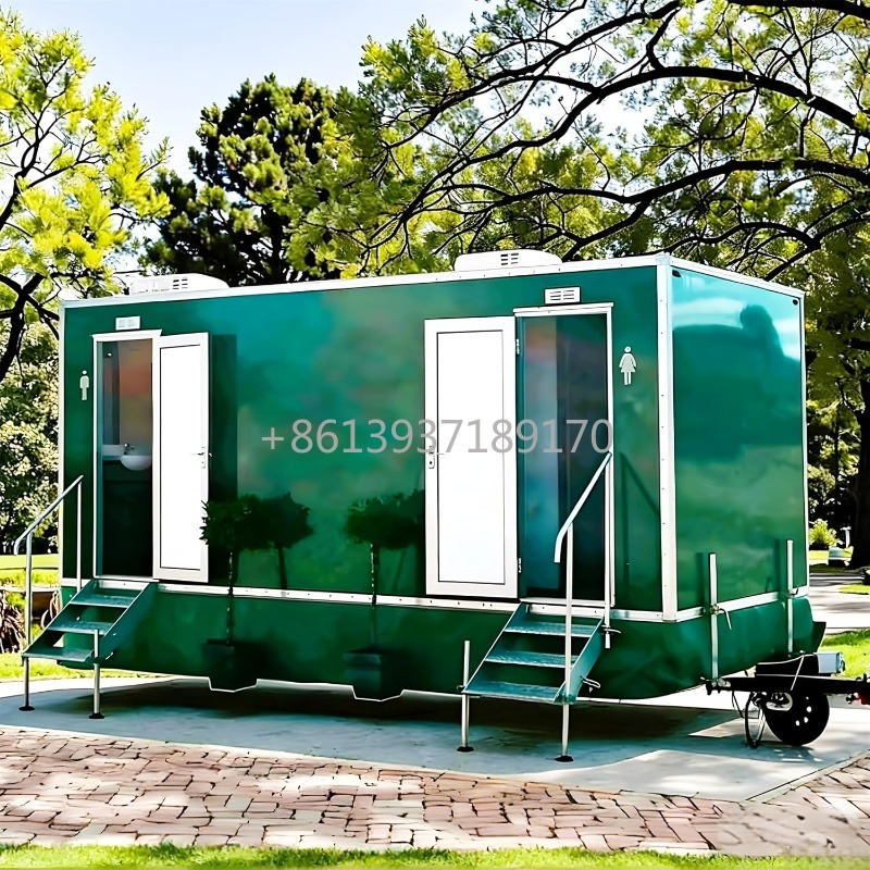 Mobile Toilet Trailer with Bas - Portable Camp Toilet ulasan dan harga