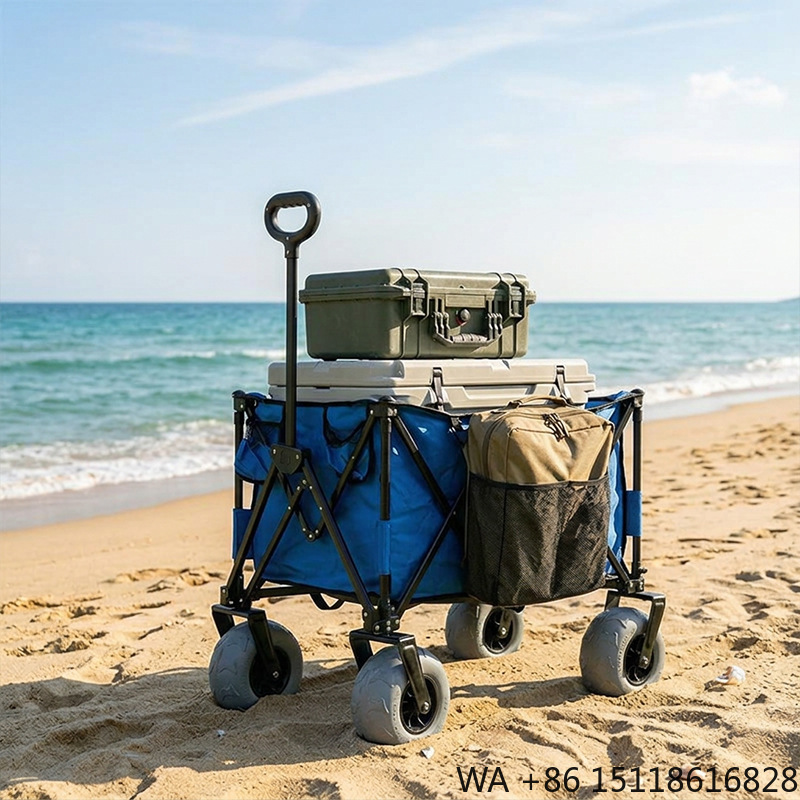 Foldable Metal Beach Wagon Qui - Camp Table Folding ulasan dan harga