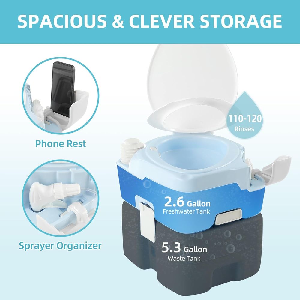 YITAMOTOR 5.28 Gallon Portable - Portable Camp Toilet ulasan dan harga