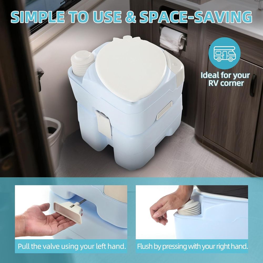 YITAMOTOR 5.28 Gallon Portable - Portable Camp Toilet ulasan dan harga