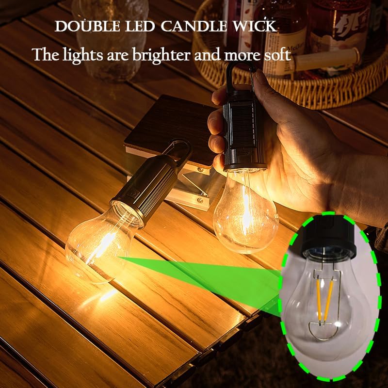 Solar LED Camping Lights Type- - Outdoor Camping Gazebo ulasan dan harga