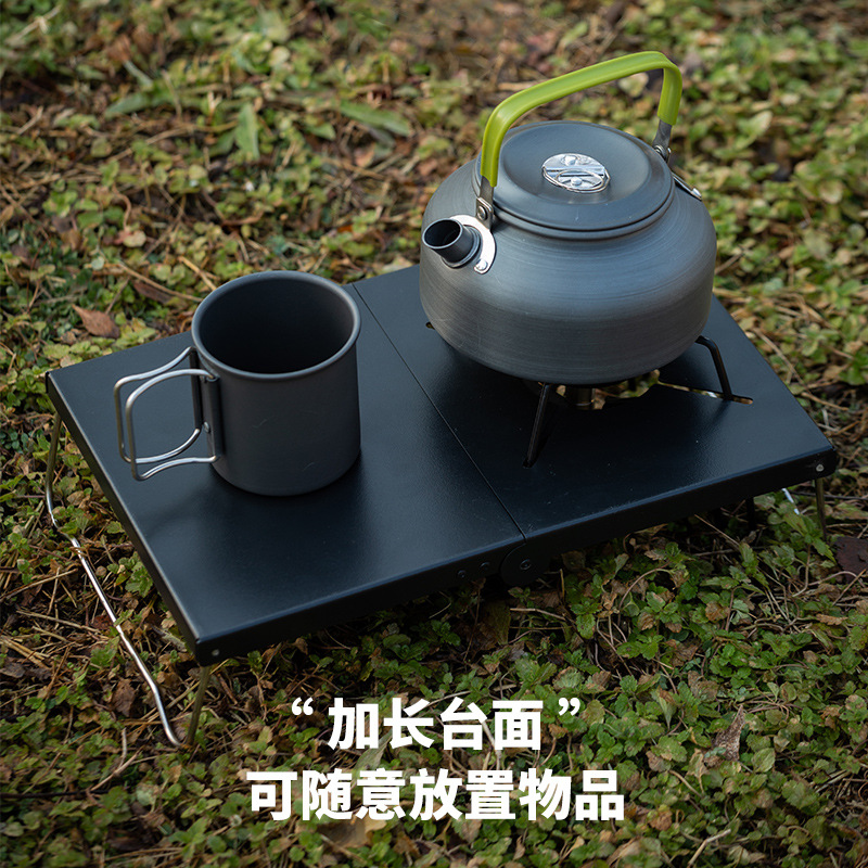 Black Folding Heat Resistant C - Outdoor Camping Cooking Table ulasan dan harga