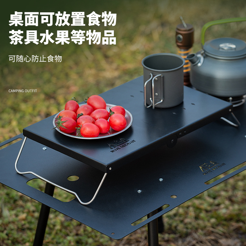 Black Folding Heat Resistant C - Outdoor Camping Cooking Table ulasan dan harga