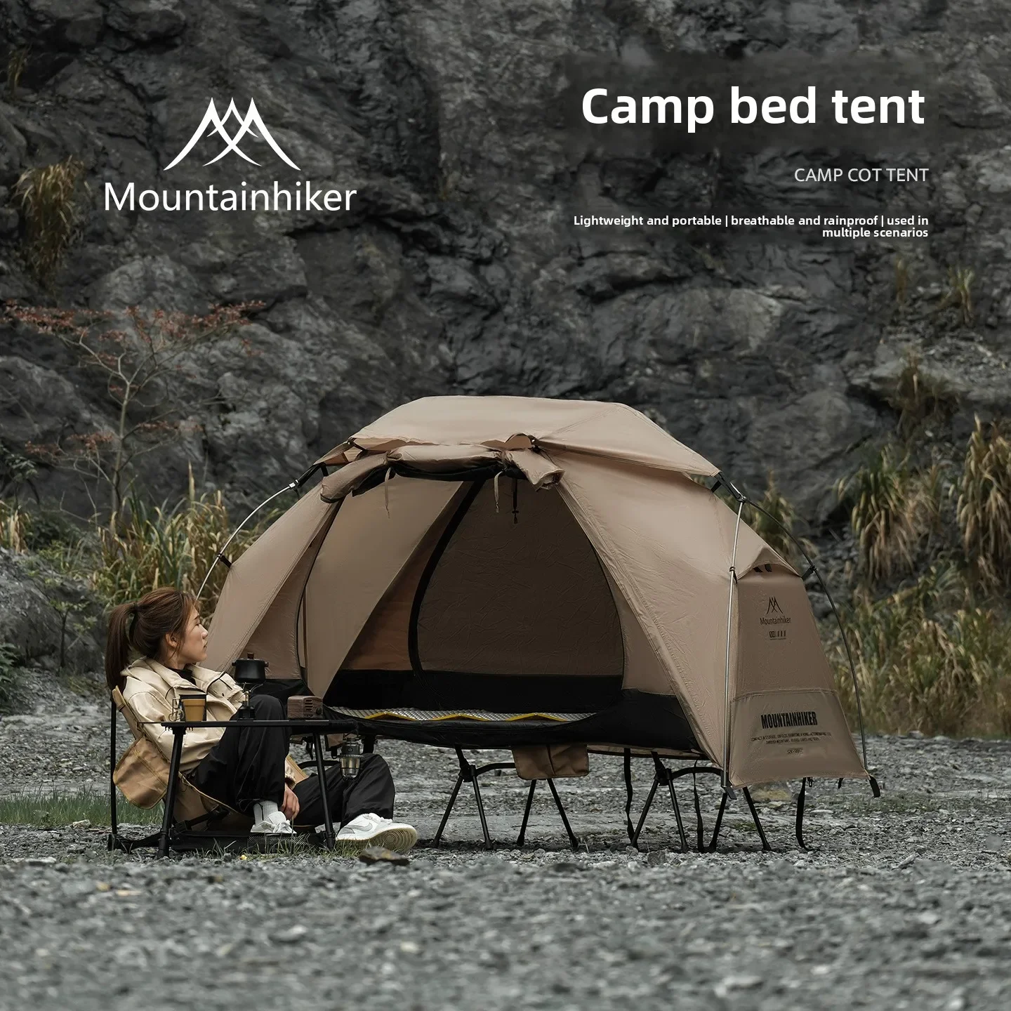 MOUNTAINHIKER Outdoor Camp Bed - Outdoor Camping Gazebo ulasan dan harga