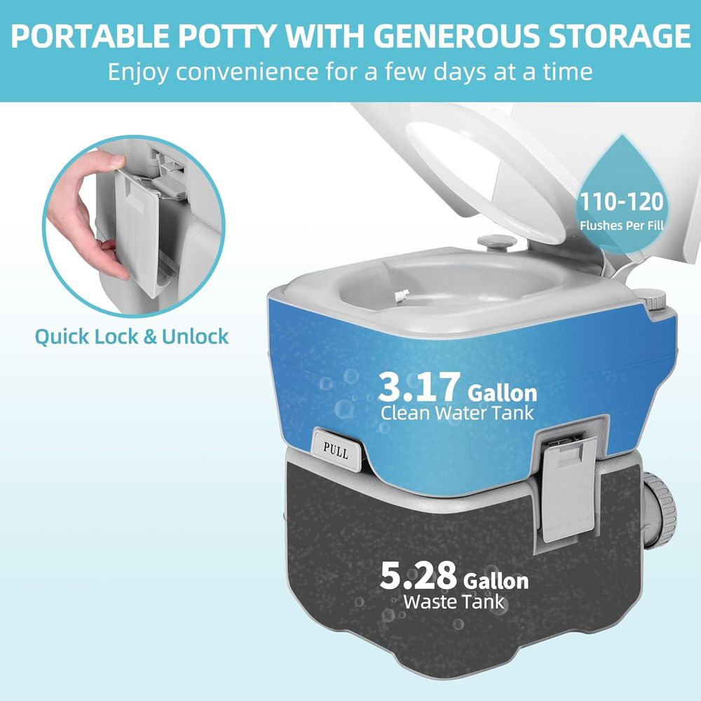 YITAMOTOR Portable Camping Toi - Portable Camp Toilet ulasan dan harga