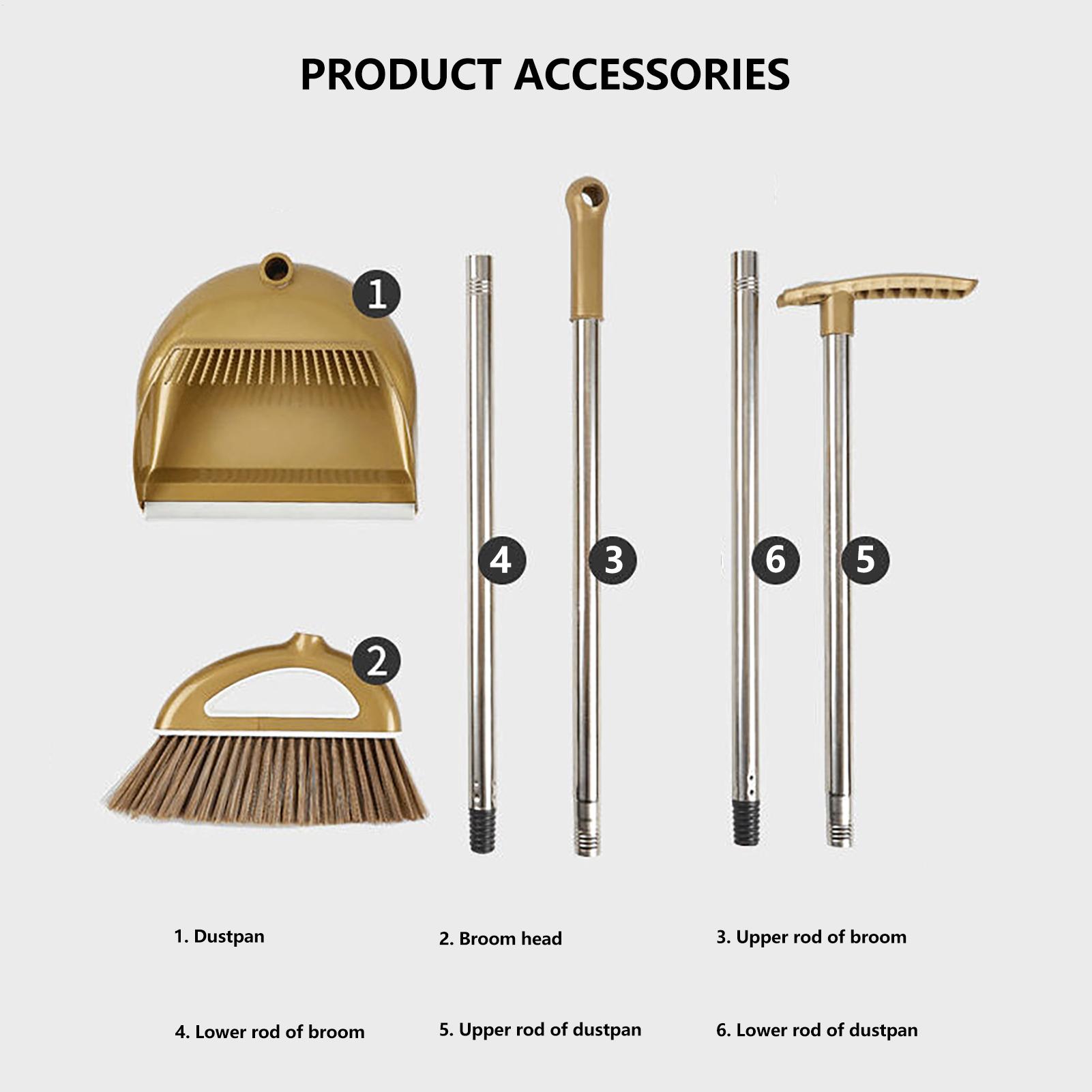 1set Long Handle Broom Dustpan - Outdoor Camping Store ulasan dan harga