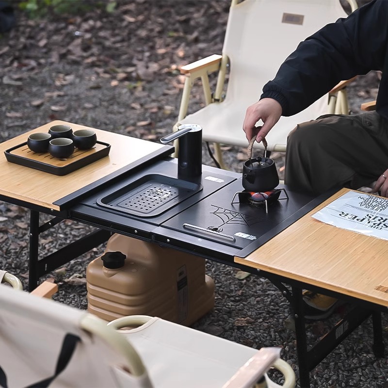 Aluminum IGT Camping Table, He - Outdoor Camping Cooking Table ulasan dan harga