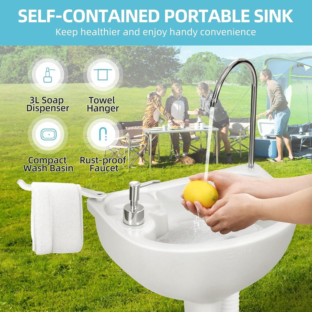 17L Portable Sink for Washing  - Portable Camp Toilet ulasan dan harga