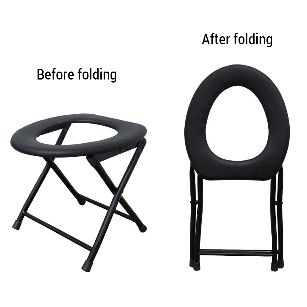 Folding Toilet Seat Portable O - Outdoor Camping Utensils ulasan dan harga