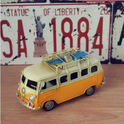 Mini Car Model Retro Classic C - Outdoor Camping Van ulasan dan harga