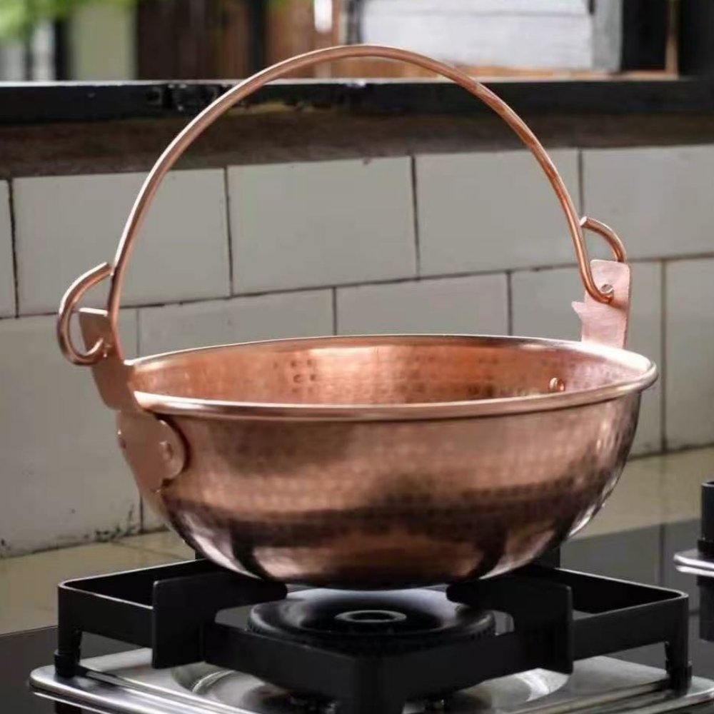 Vintage Copper Hanging Pot,Out - Outdoor Camping Utensils ulasan dan harga
