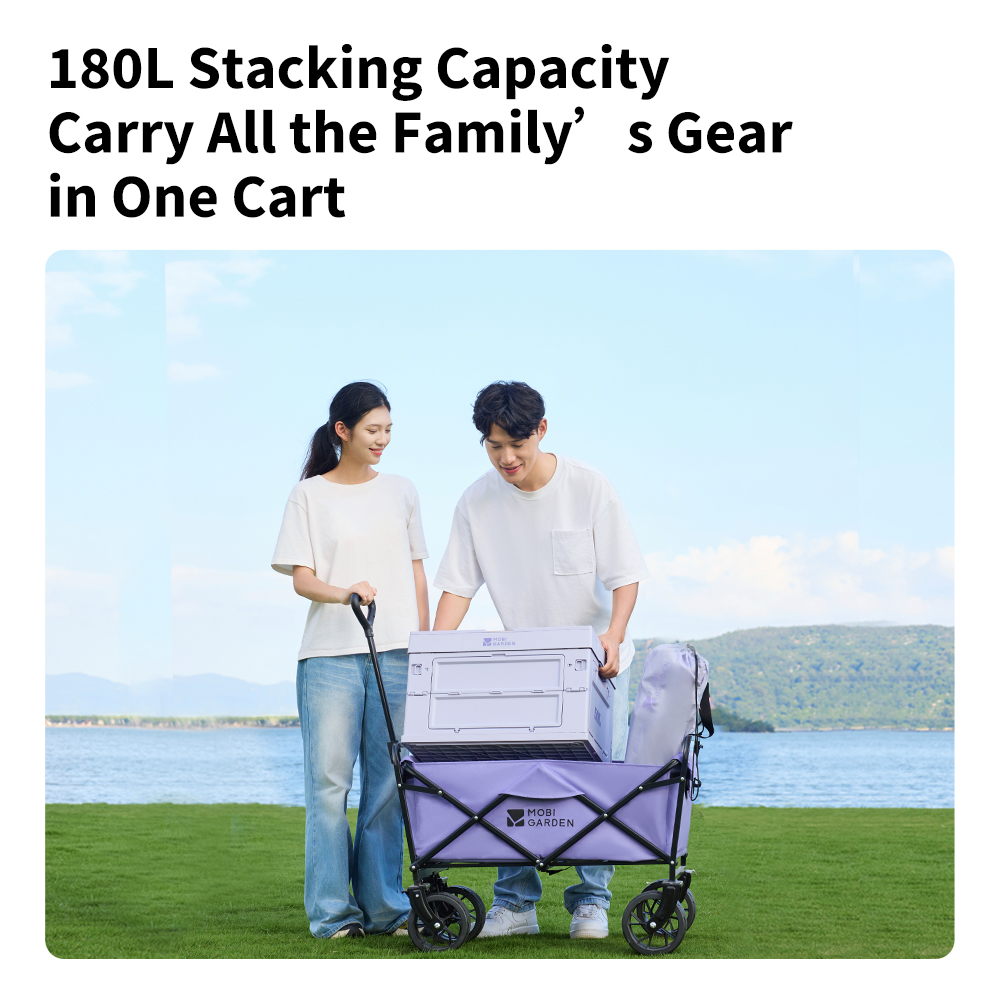 Mobi Garden Foldable Four-Whee - Camp Table Folding ulasan dan harga