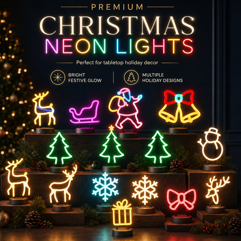 Christmas Decoration LED Neon  - Headlamp ulasan dan harga