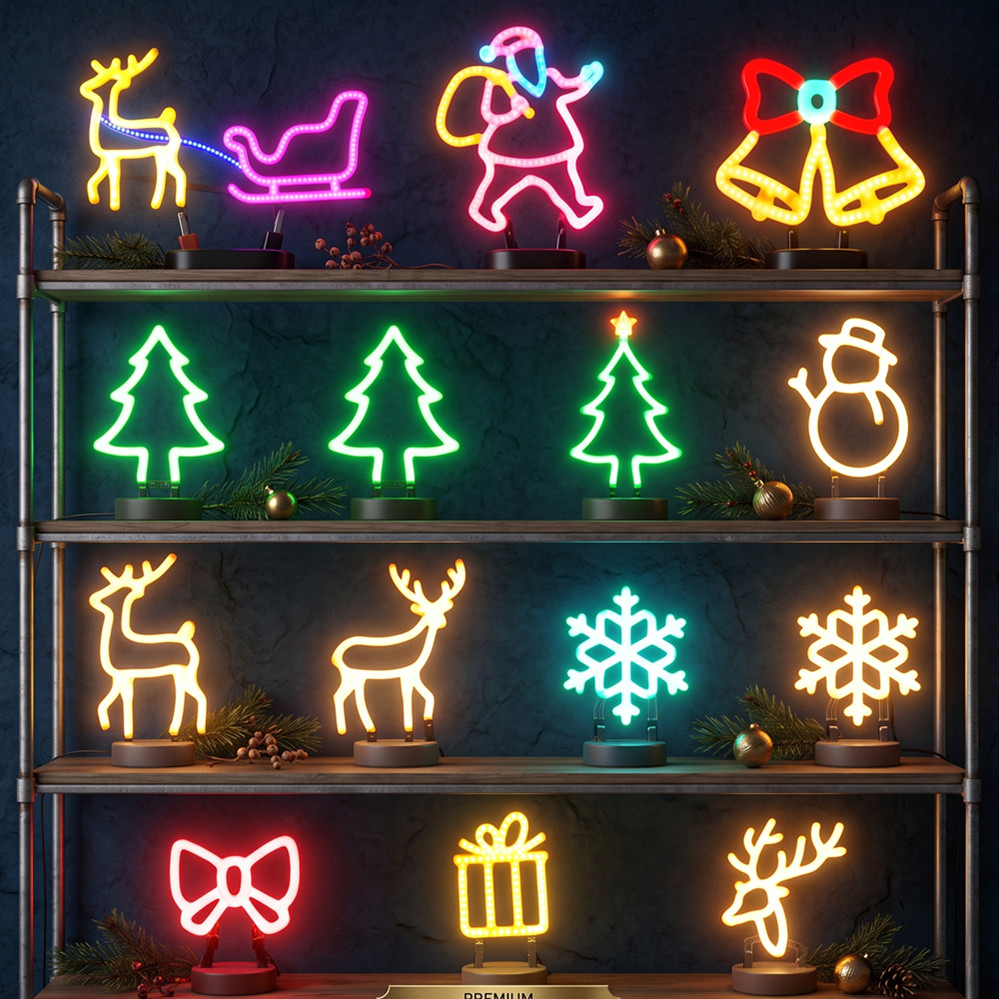 Christmas Decoration LED Neon  - Headlamp ulasan dan harga