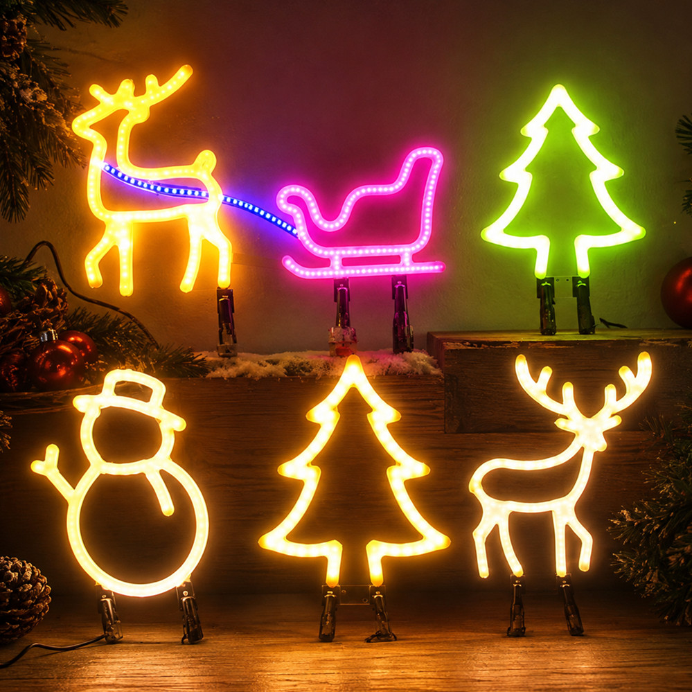 Christmas Decoration LED Neon  - Headlamp ulasan dan harga