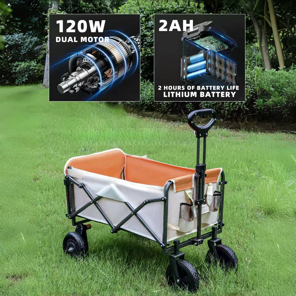 Electric Camping Wagon Cart Fo - Camp Table Folding ulasan dan harga