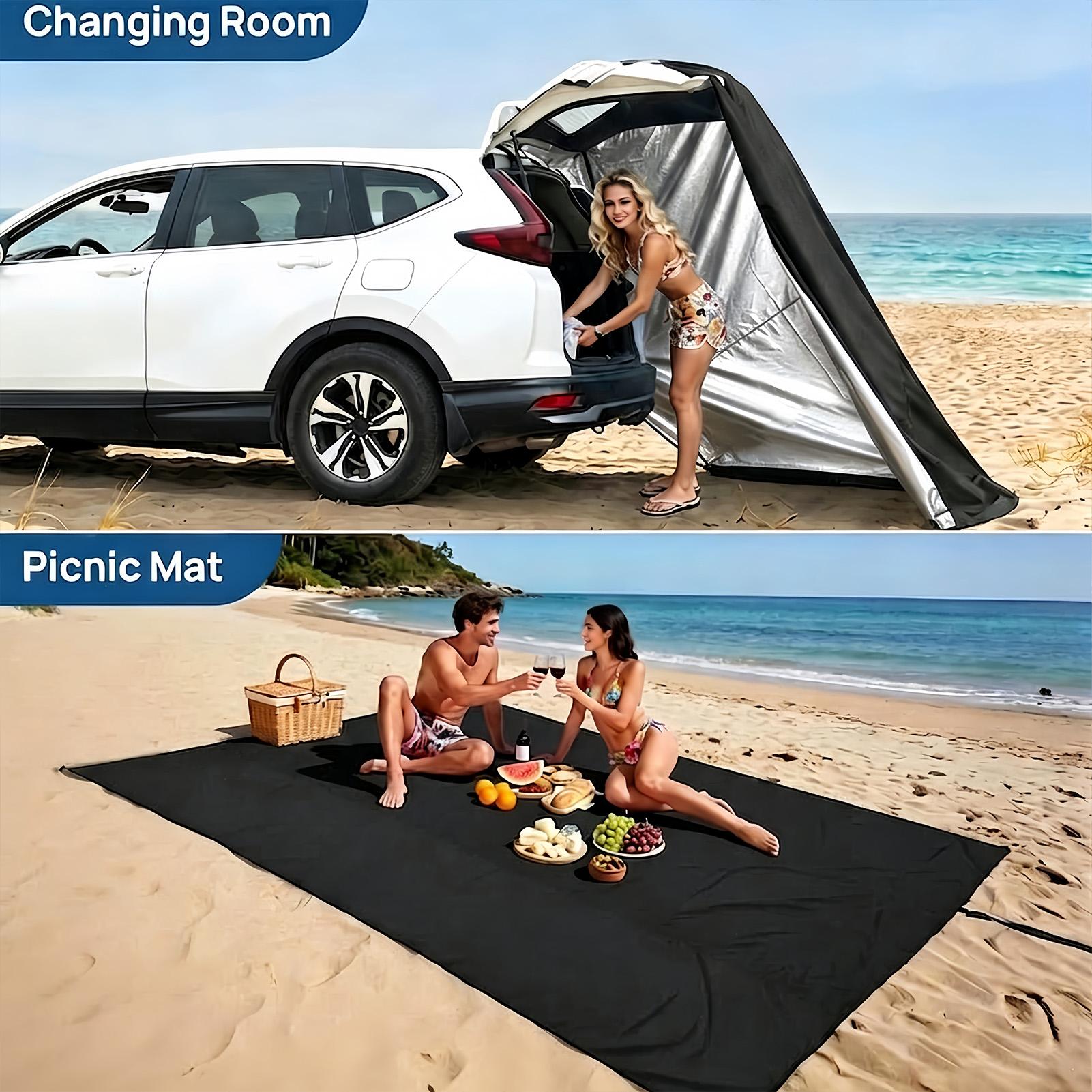 SUV Trunk Tent Car Trunk Priva - Outdoor Camping Van ulasan dan harga