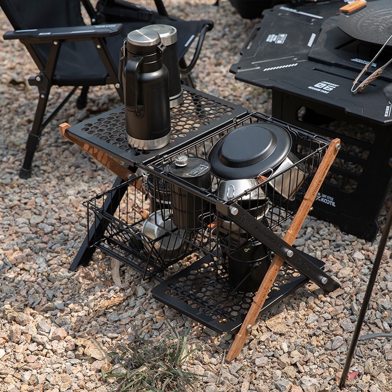 Portable Folding Camping Table - Outdoor Camping Cooking Table ulasan dan harga