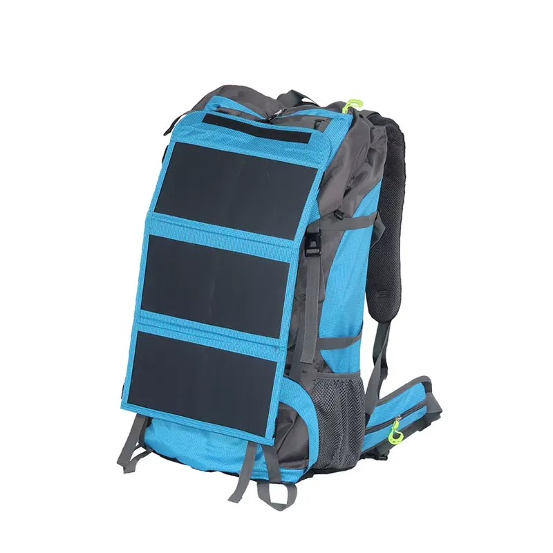 2026Custom Solar Panel Backpac - Outdoor Camping Bag ulasan dan harga