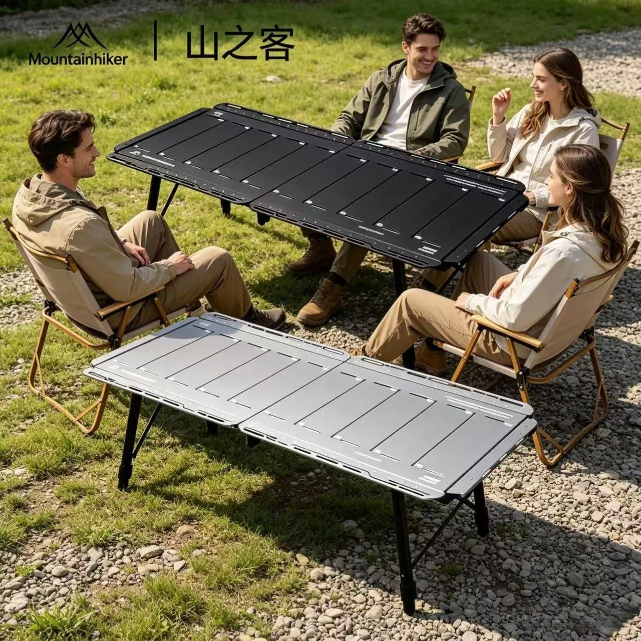 MOUNTAINHIKER New IGT Table 5  - Outdoor Camping Cooking Table ulasan dan harga