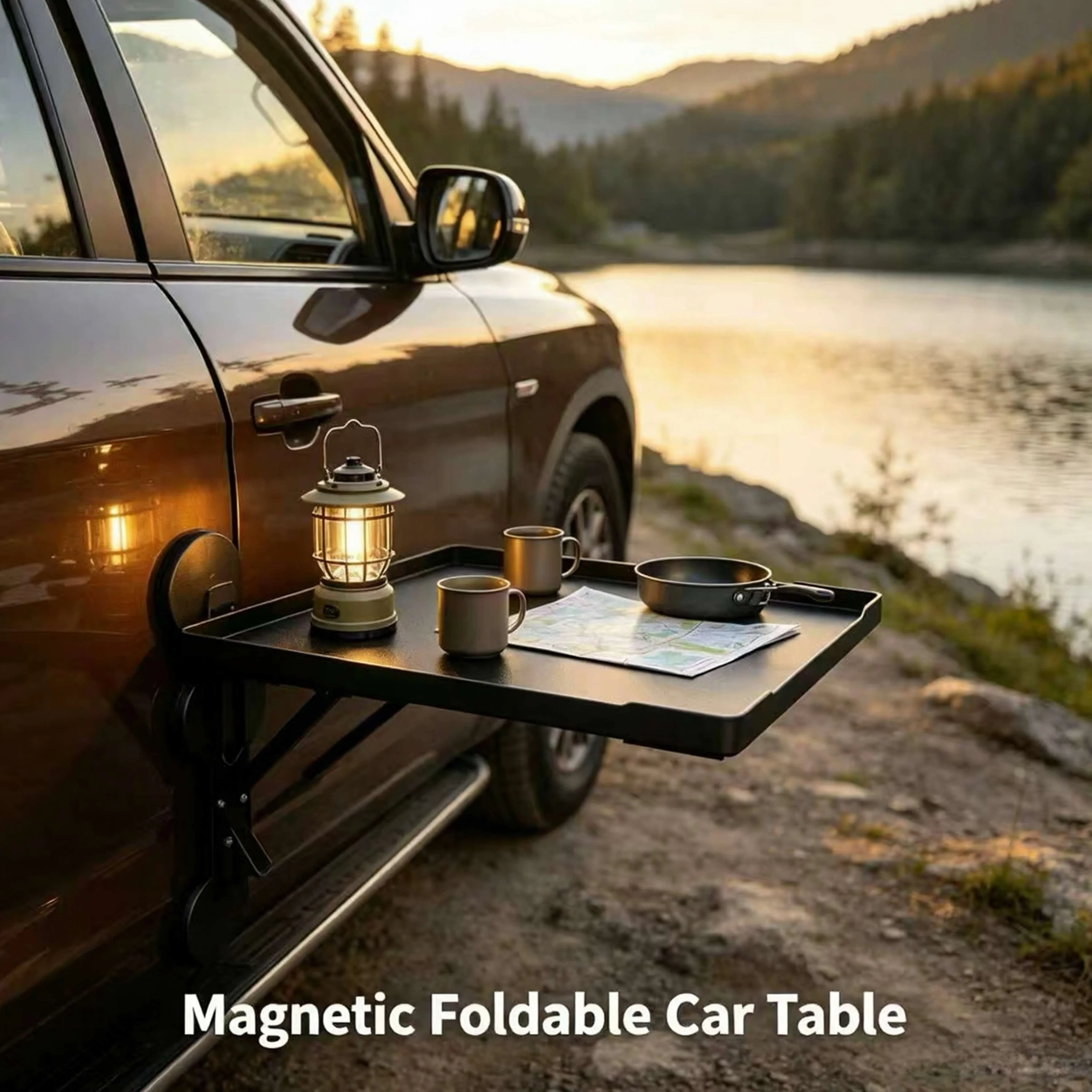 Portable Car Side Door Hanging - Outdoor Camping Cooking Table ulasan dan harga