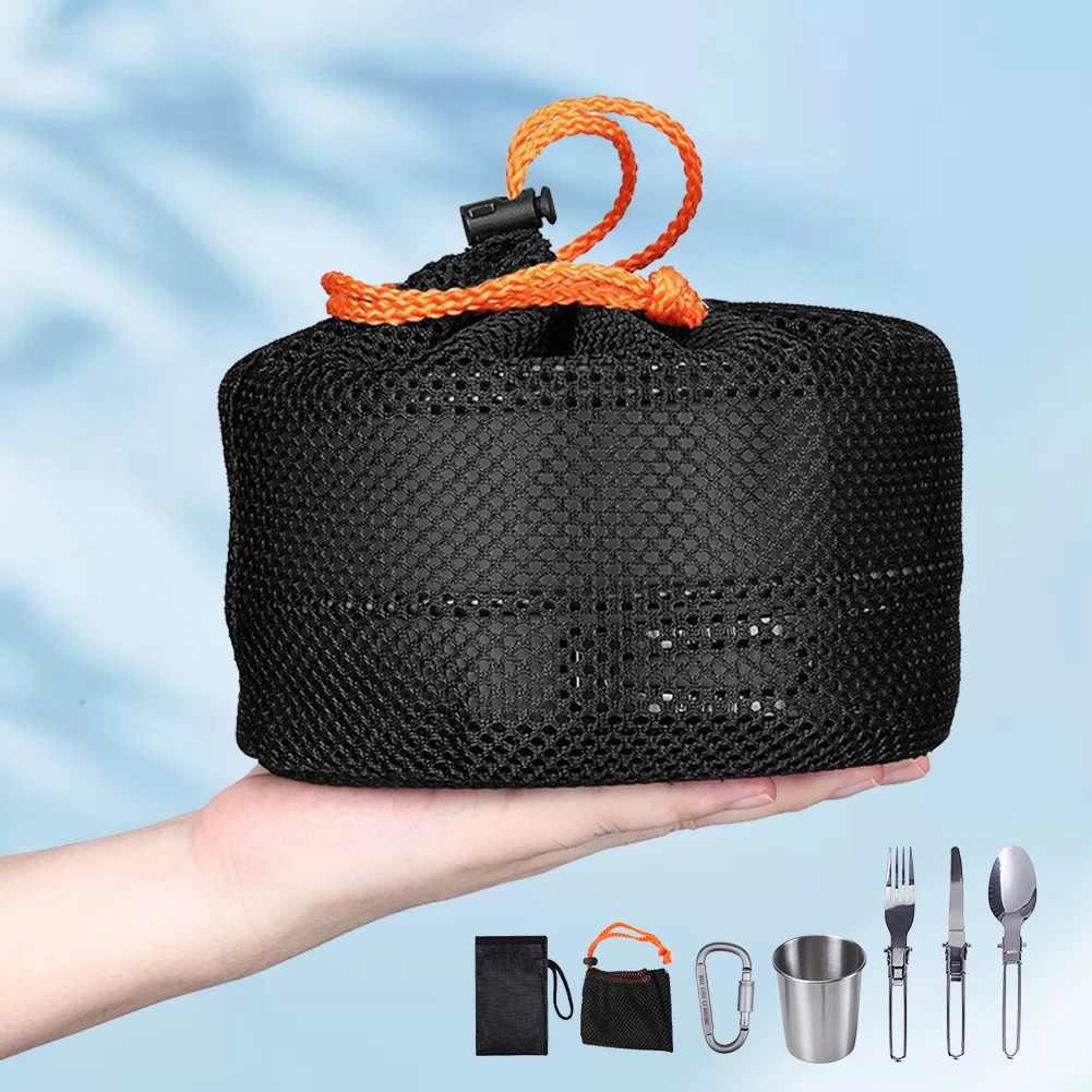 Camping Cookware Kit Kettle Po - Outdoor Camping Utensils ulasan dan harga