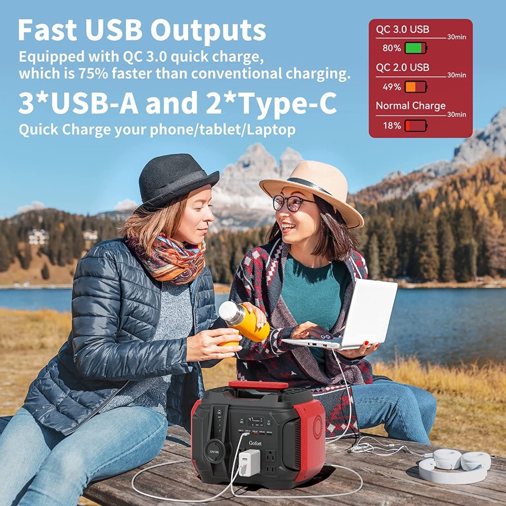 Portable Power Station 540Wh/5 - Outdoor Camping Van ulasan dan harga