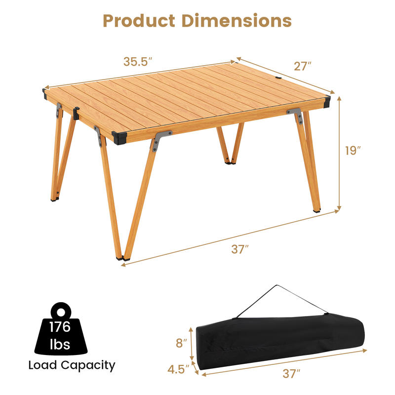 Single Folding Picnic Table 93 - Camp Table Folding ulasan dan harga
